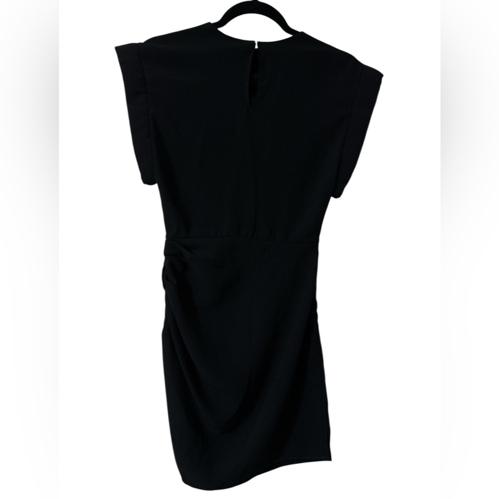 Amanda Uprichard Edrina Dress in Solid Black NWOT Sz. XS Sz. 0 - Picture 9 of 13
